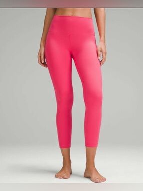 lululemon athletica Bright Pink High-Rise Leggings